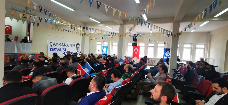 Çaykara Deva Partisi 1.Olağan Kongresinden Muhsin Yazıcı ile Devam Kararı Aldı